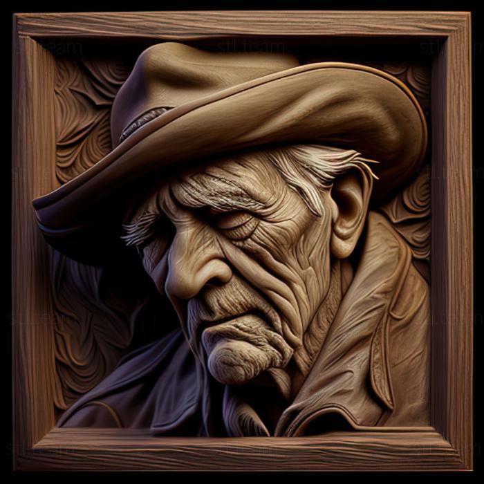 3D модель Боб Дорнберг, американский художник. (STL)